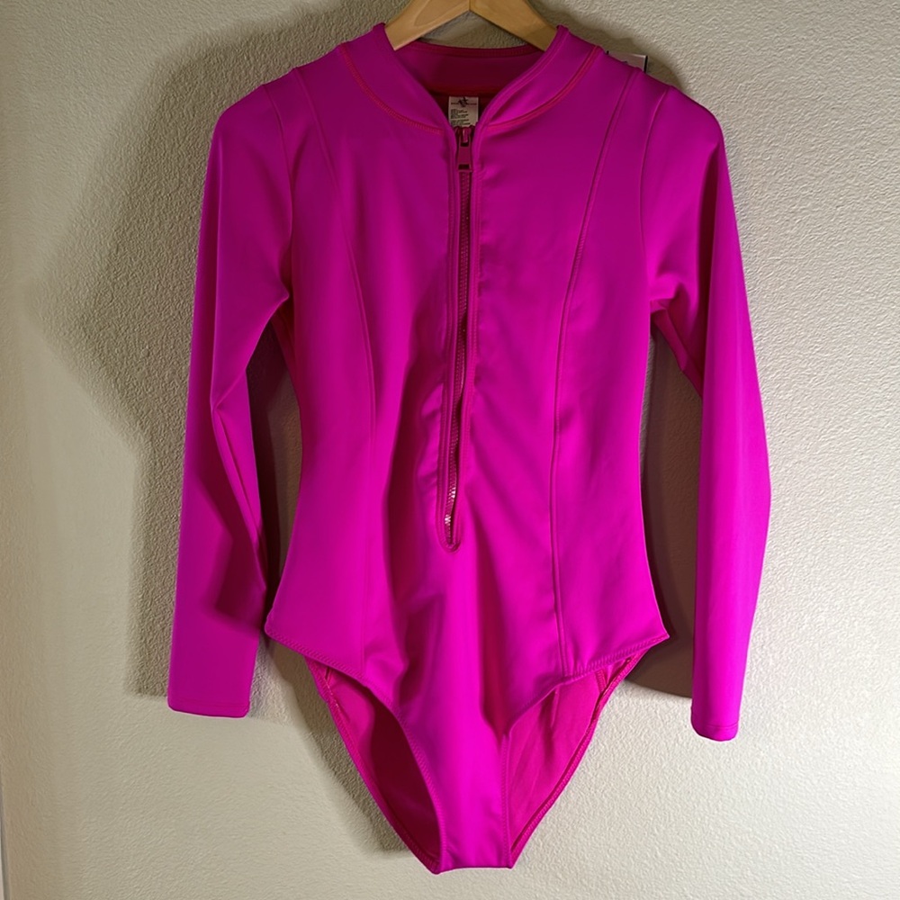 Good American Long Sleeve Swim Suit